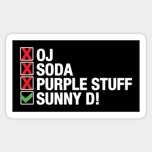 Sunny D! Sticker